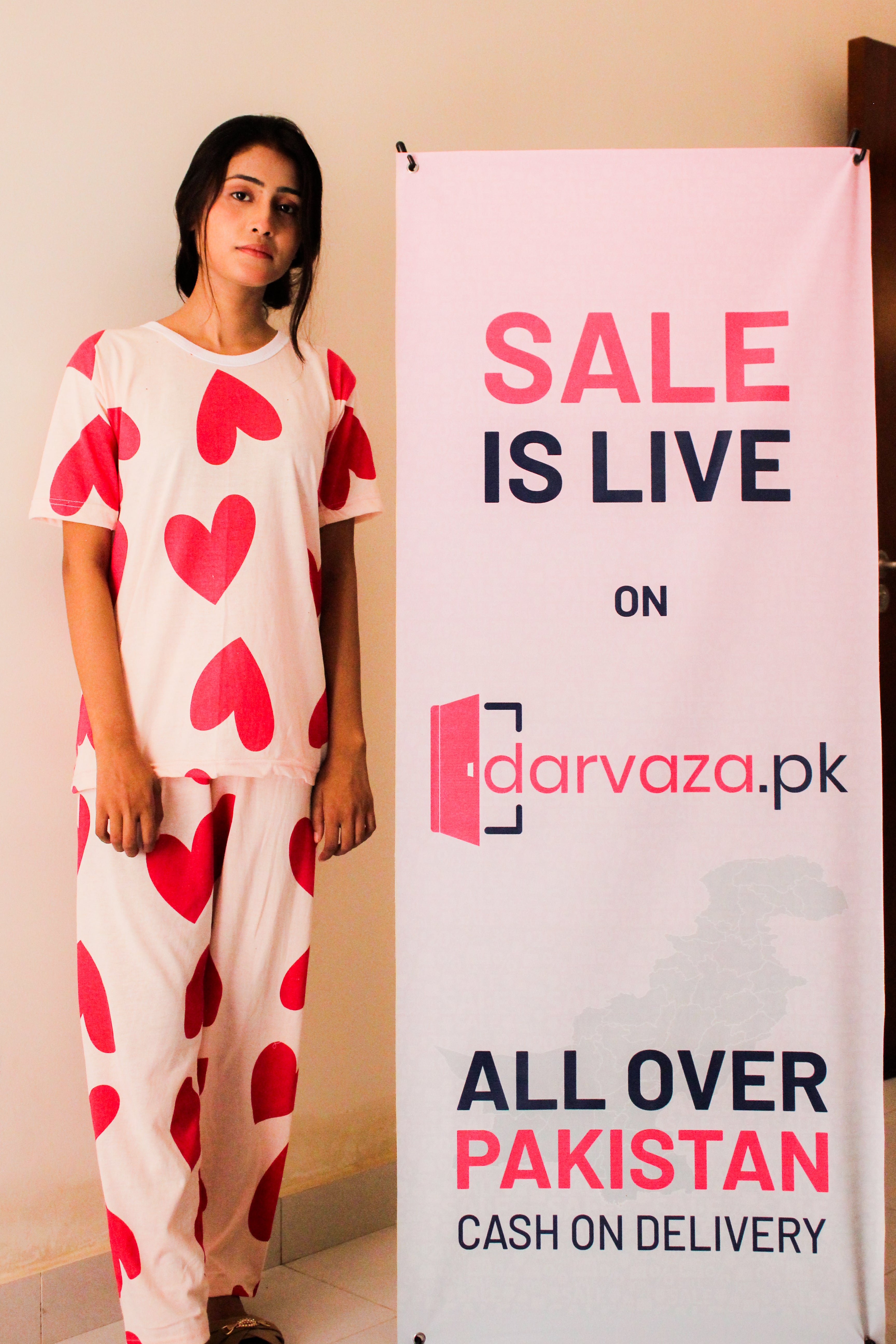 Pink Dilbar Nightwear