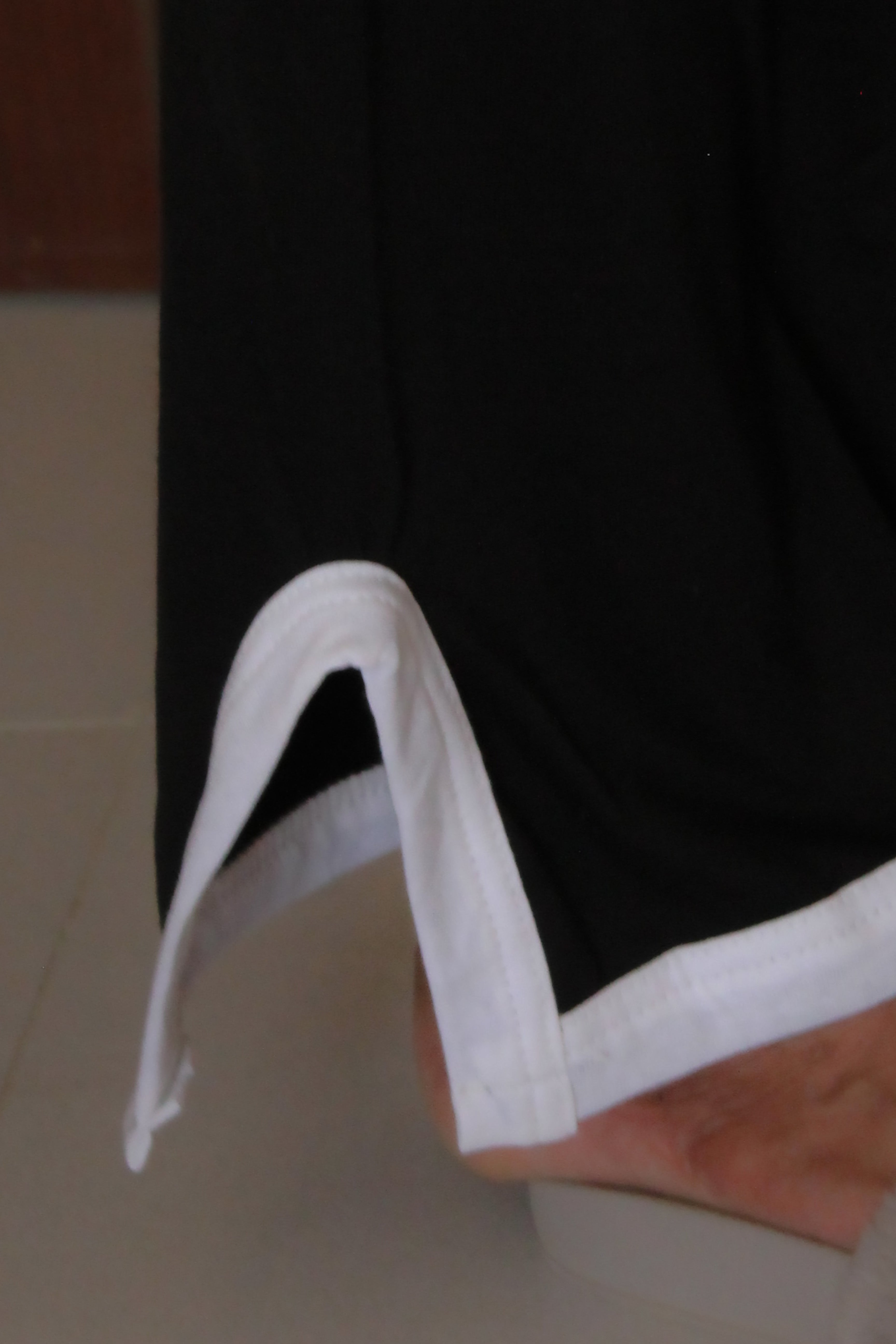 Black White Round Neck Plazzo PJ Set