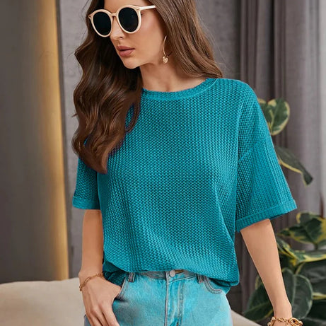 Premium Oversized Waffle Knitted Tee