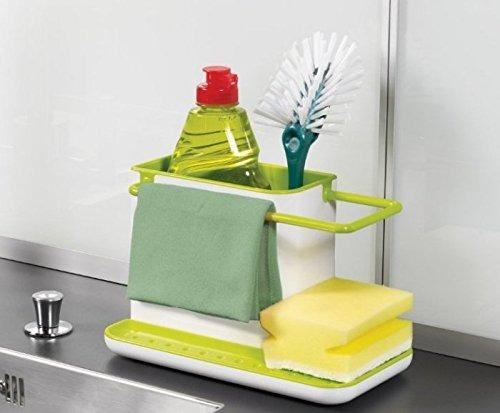 3 in 1 Stand for Kitchen Sink Organizer Dispenser for Dishwasher Liquid with Box