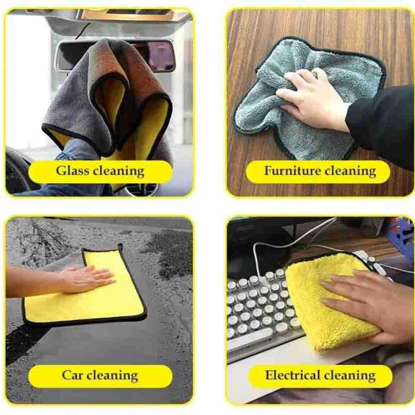 (Pack of 3) Microfiber Multifunctional Cleaning Cloth