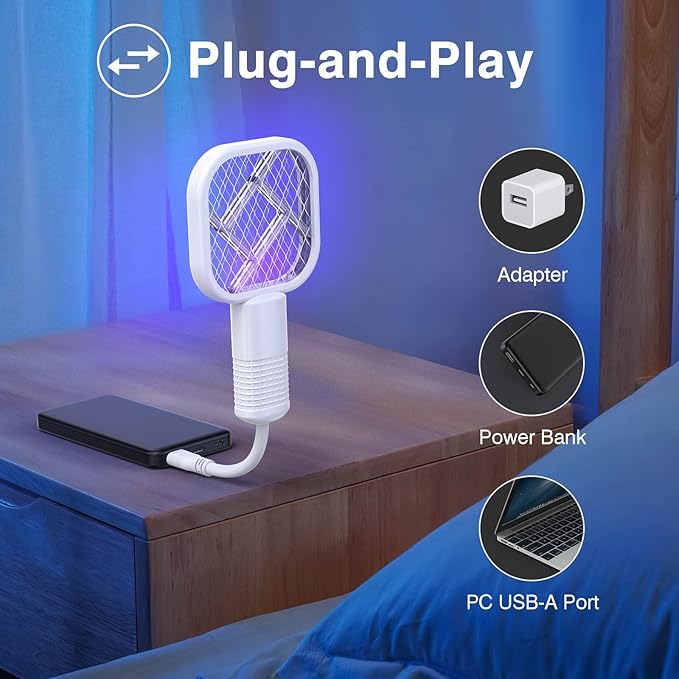 2in1 Mosquito Killer Night Lamp with UV Insect Catcher
