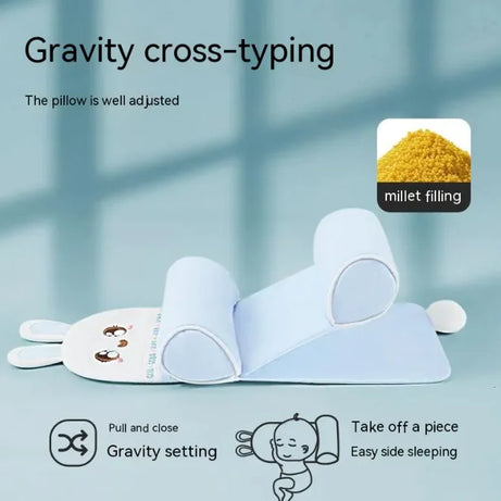 Adjustable Newborn Baby Head Shaping Pillow – Anti Flat Head Support