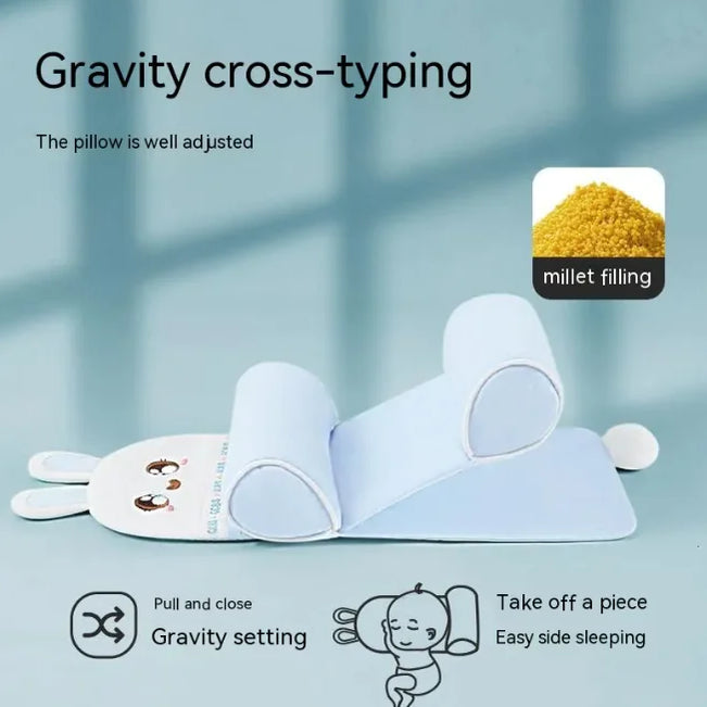 Adjustable Newborn Baby Head Shaping Pillow – Anti Flat Head Support