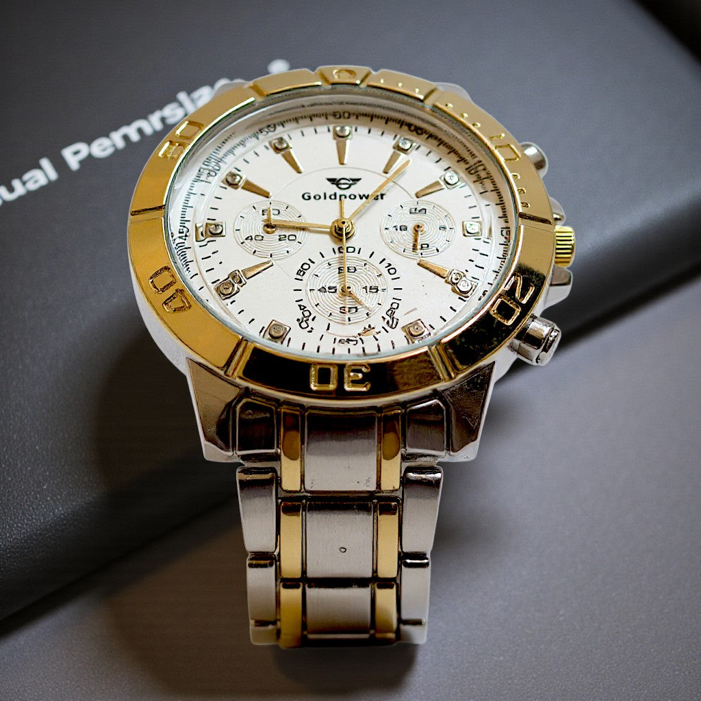 GoldPower Silver Valor Watch – Men’s Edition