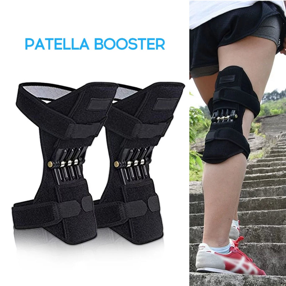 Power Knee Support Spring Knee Booster Joint Support Knee Protection Pads for Women and Men