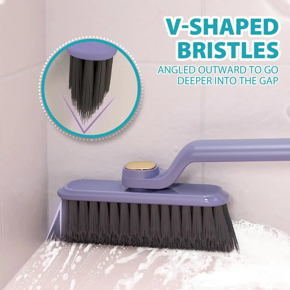 3 in 1 Multifunctional Rotating Brush with Handle Crevice Cleaning Gap Brush