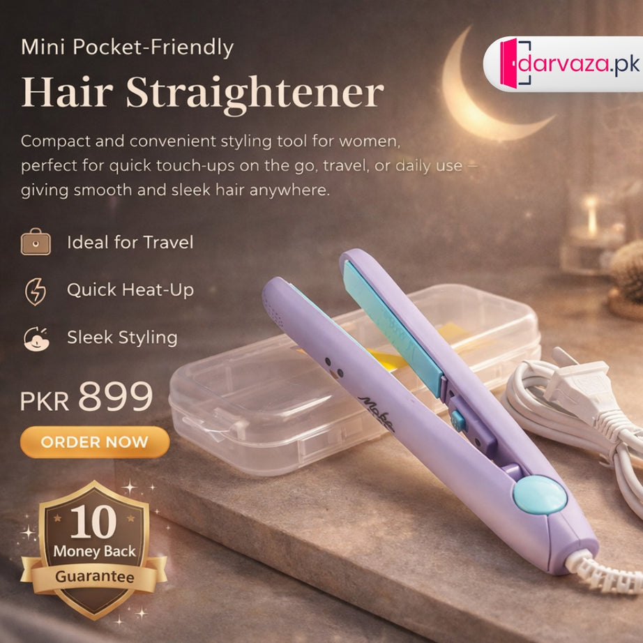 Mini Pocket Friendly Make Time Hair Straightener For Women
