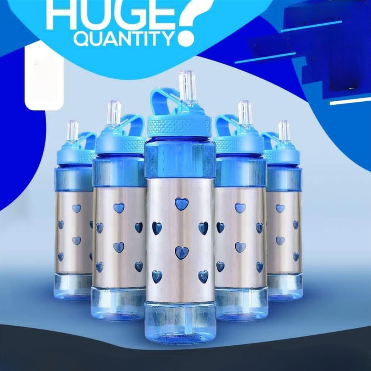 Steel Water Bottle With Ice Pack Inside For Travelling Home and Outdoor Use