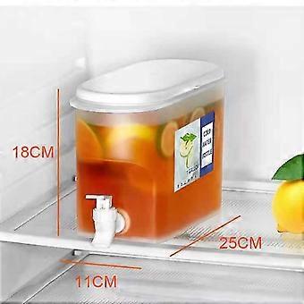 3.5L Large Capacity Low to High Temperature Refrigerator Juice Drink Dispenser with Faucet For Home and Outdoor
