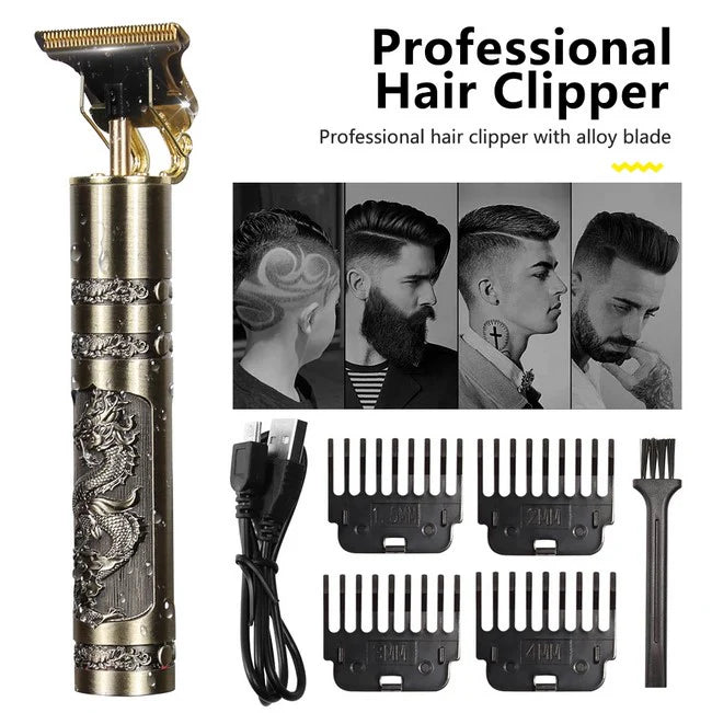 T9 Hair Cutting Machine Hair Clippers Rechargeable Beard Shaver for Men