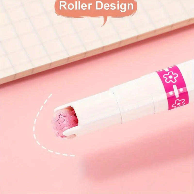(Pack of 6) Linear Roller Design Color Pen