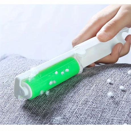 (Pack of 3) Mini Pocket Compact and Portable Lint Roller with Washable Refill