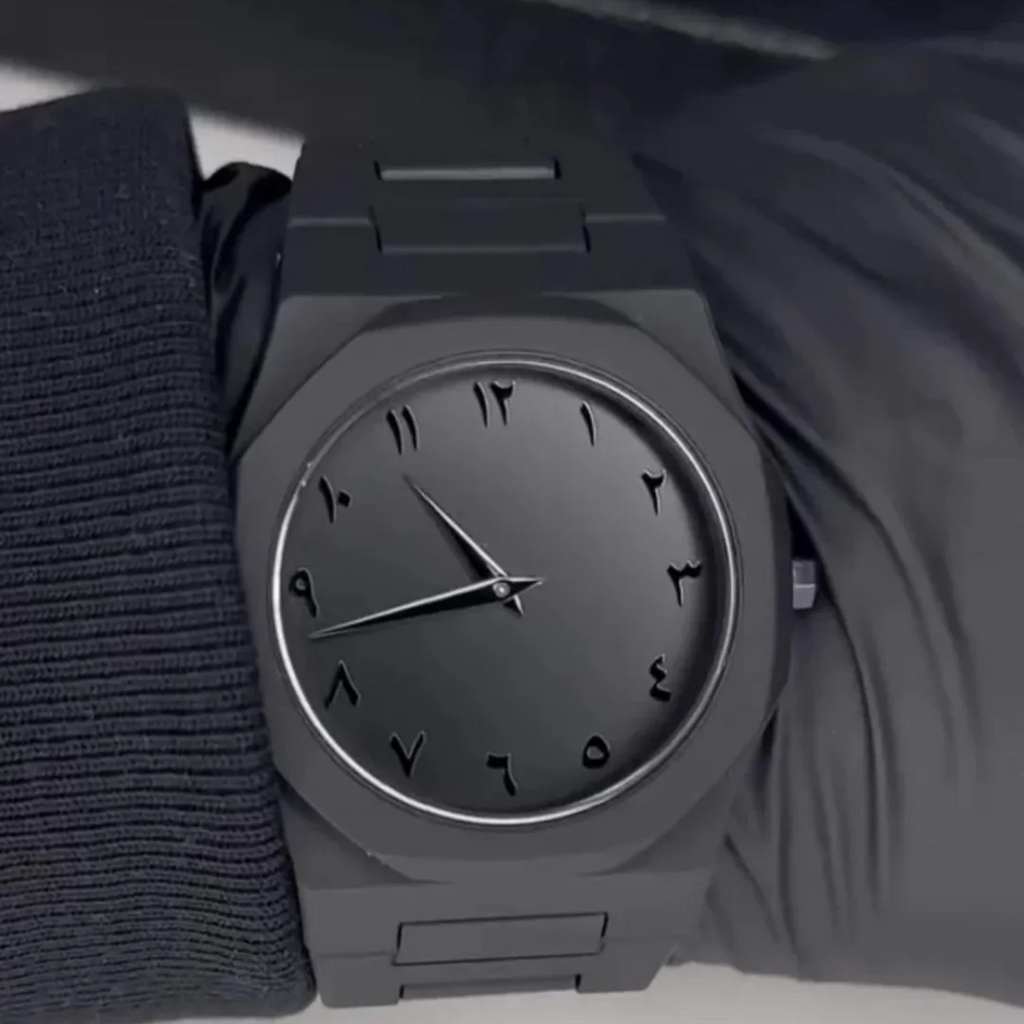 Black Royal Arabic Aura Watch