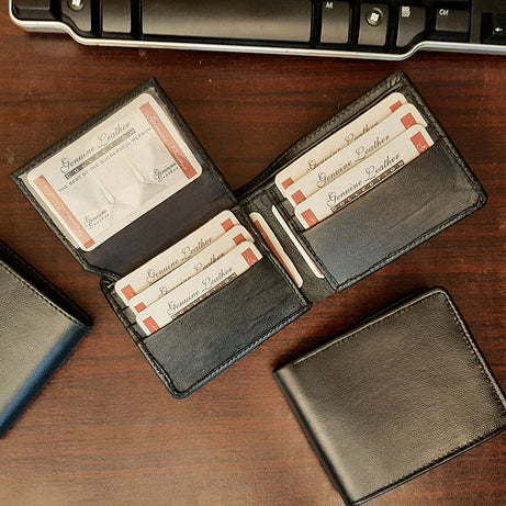 Buy 1 Get 2 Free Pure Sheep Leather Wallets for Men with 12 Pockets