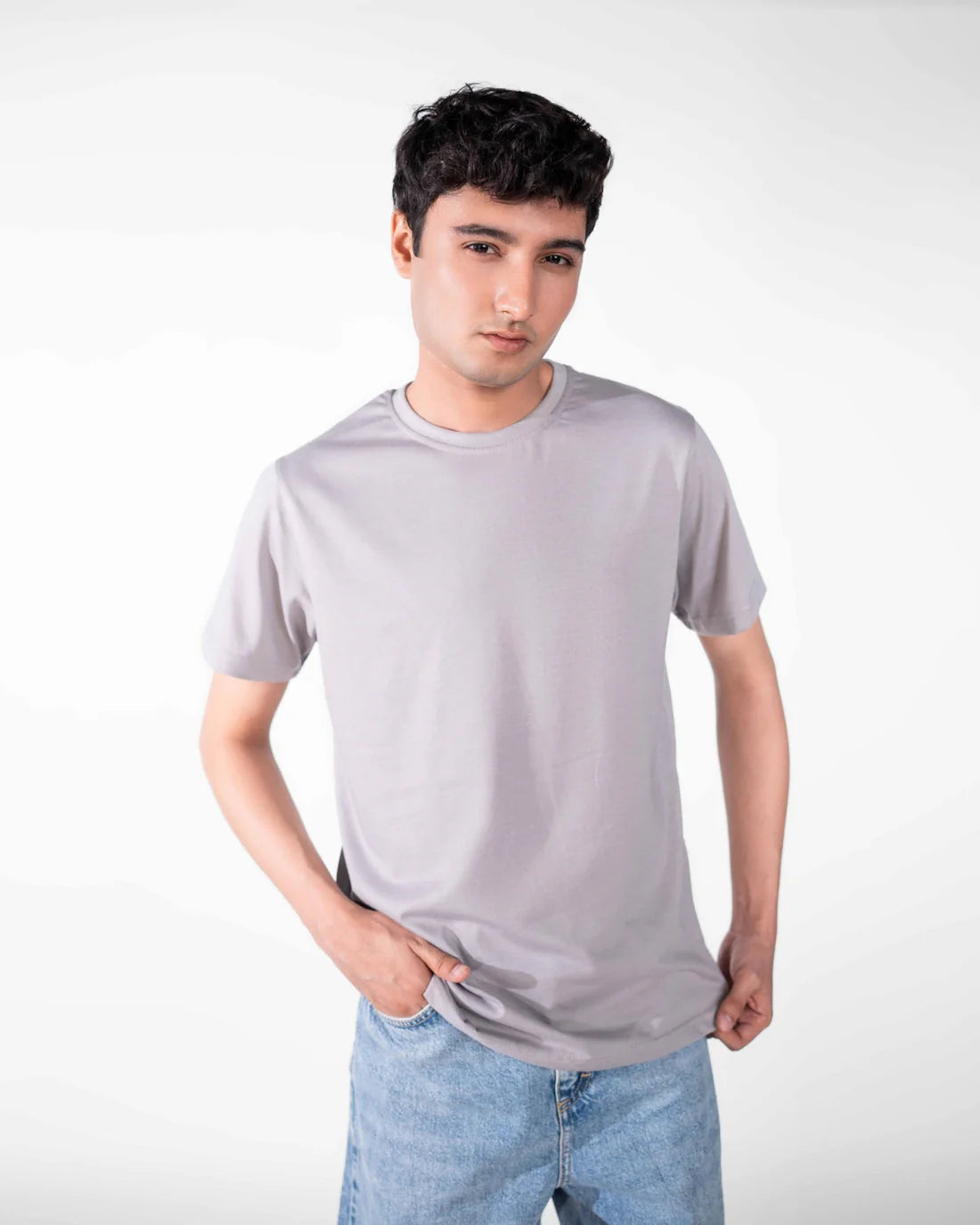 Steel Grey Basic T-Shirt
