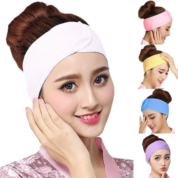 Soft Elastic Facial Hair Headband (1Pc)