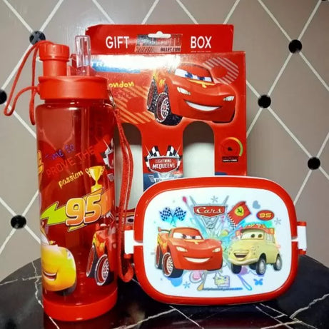 2 in 1 Kids Gift Box with Lunch Box and Water Bottle Set For Boys and Girls