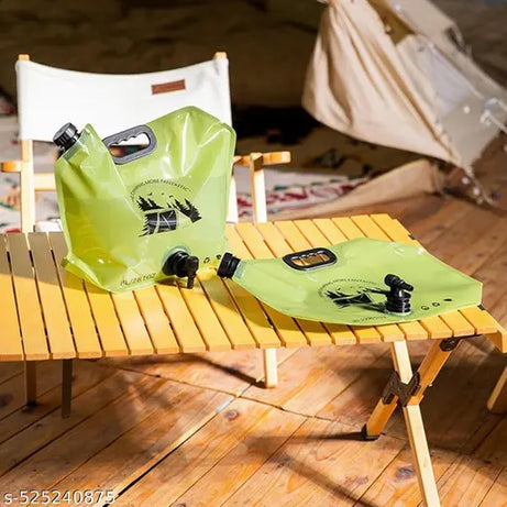 8L Portable Water Storage Bag – Foldable Outdoor Camping Container