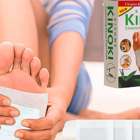 Pack of 10 Cleansing Detox Foot Pads Toxins Stress Relief , Pain Free Foot Pads