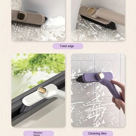 3 in 1 Multifunctional Rotating Brush with Handle Crevice Cleaning Gap Brush