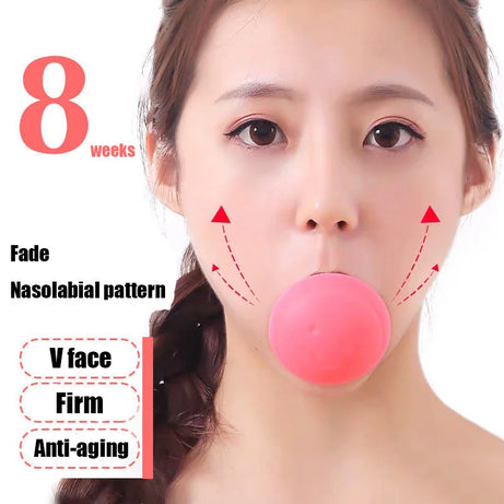 Silicone V Face Facial Lifter and Double Chin Slim Skin Care Tool and Massager Remove Muscle Lines