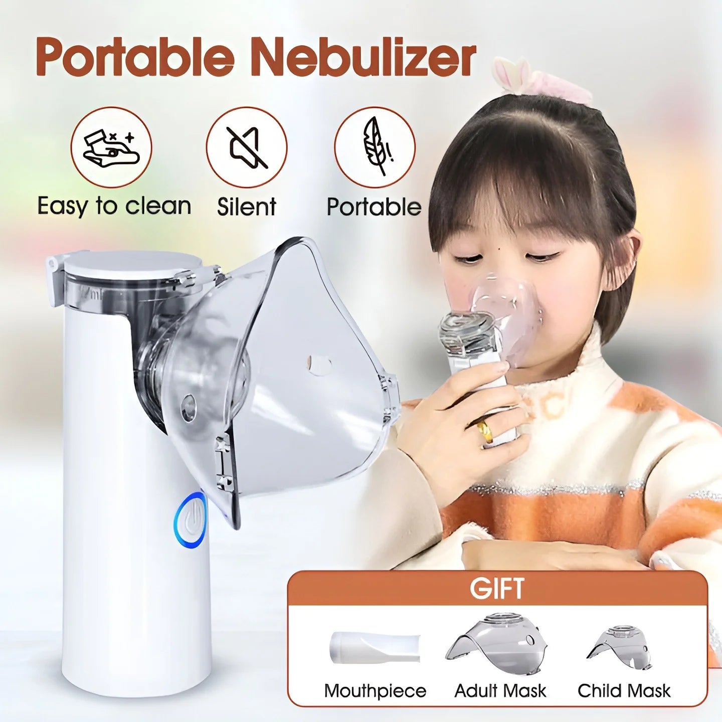 Portable & Rechargeable Nebulizer For Kids and Adults