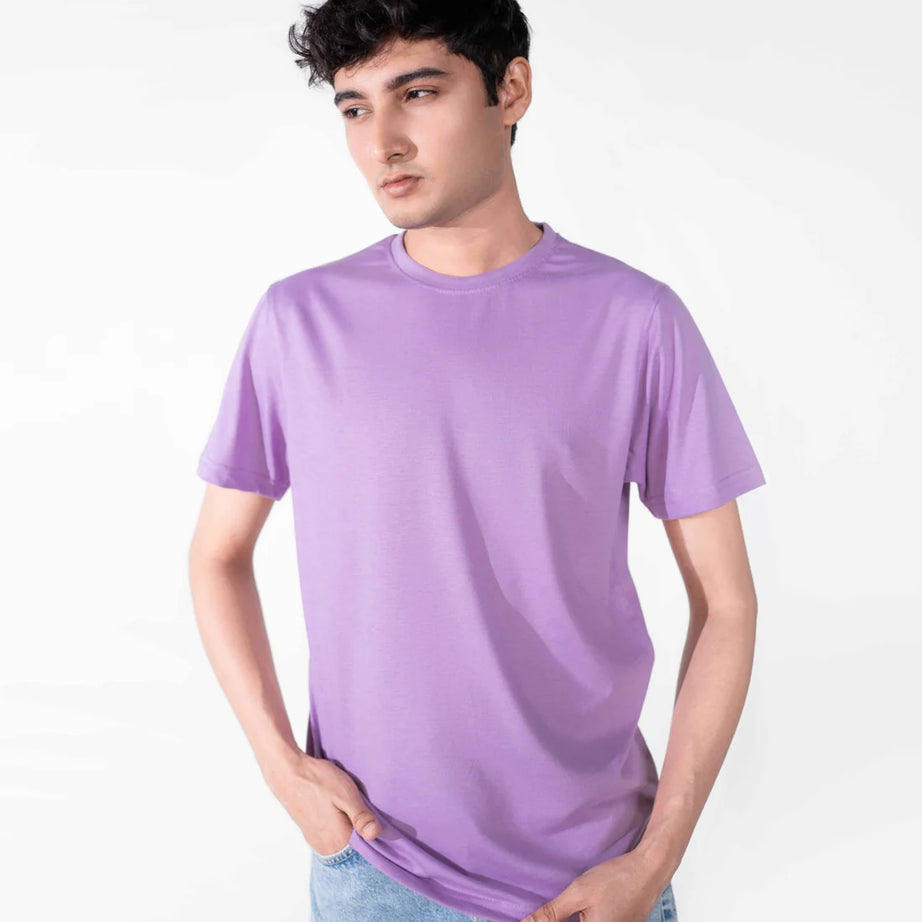 Lavender Basic T-Shirt