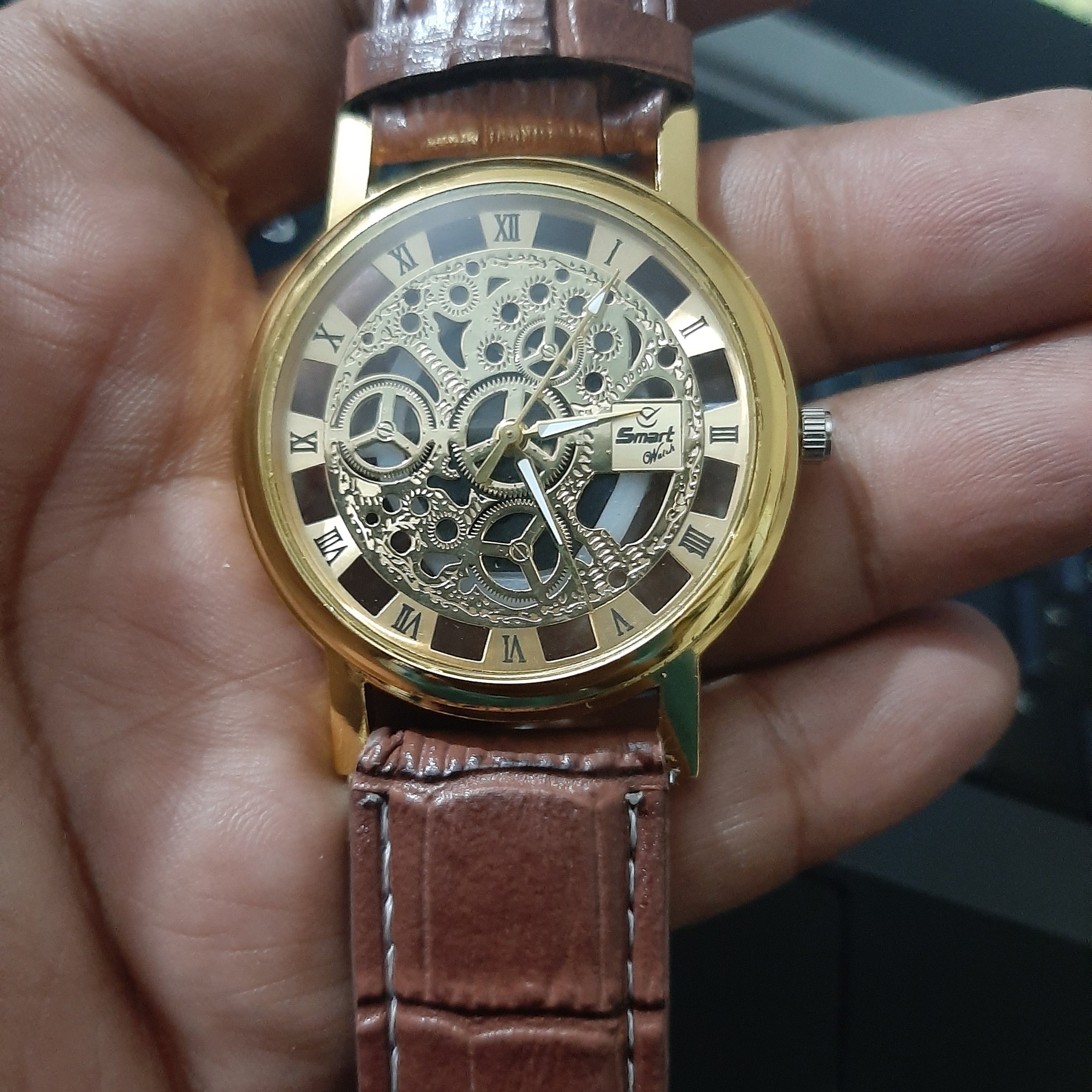 Imported Skeleton Wrist Watch For Men - Grand Sale Offer