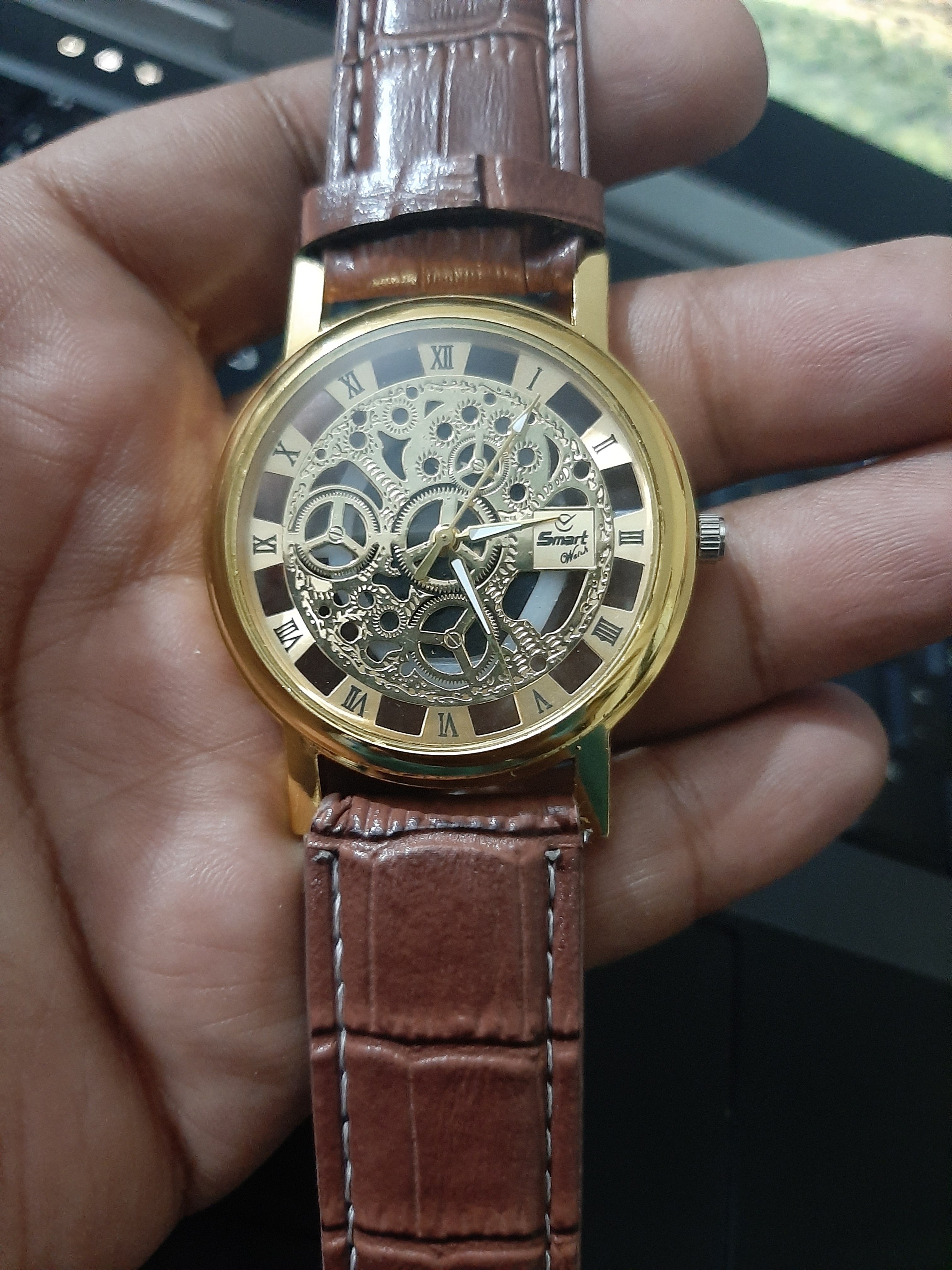 Imported Skeleton Wrist Watch For Men - Grand Sale Offer