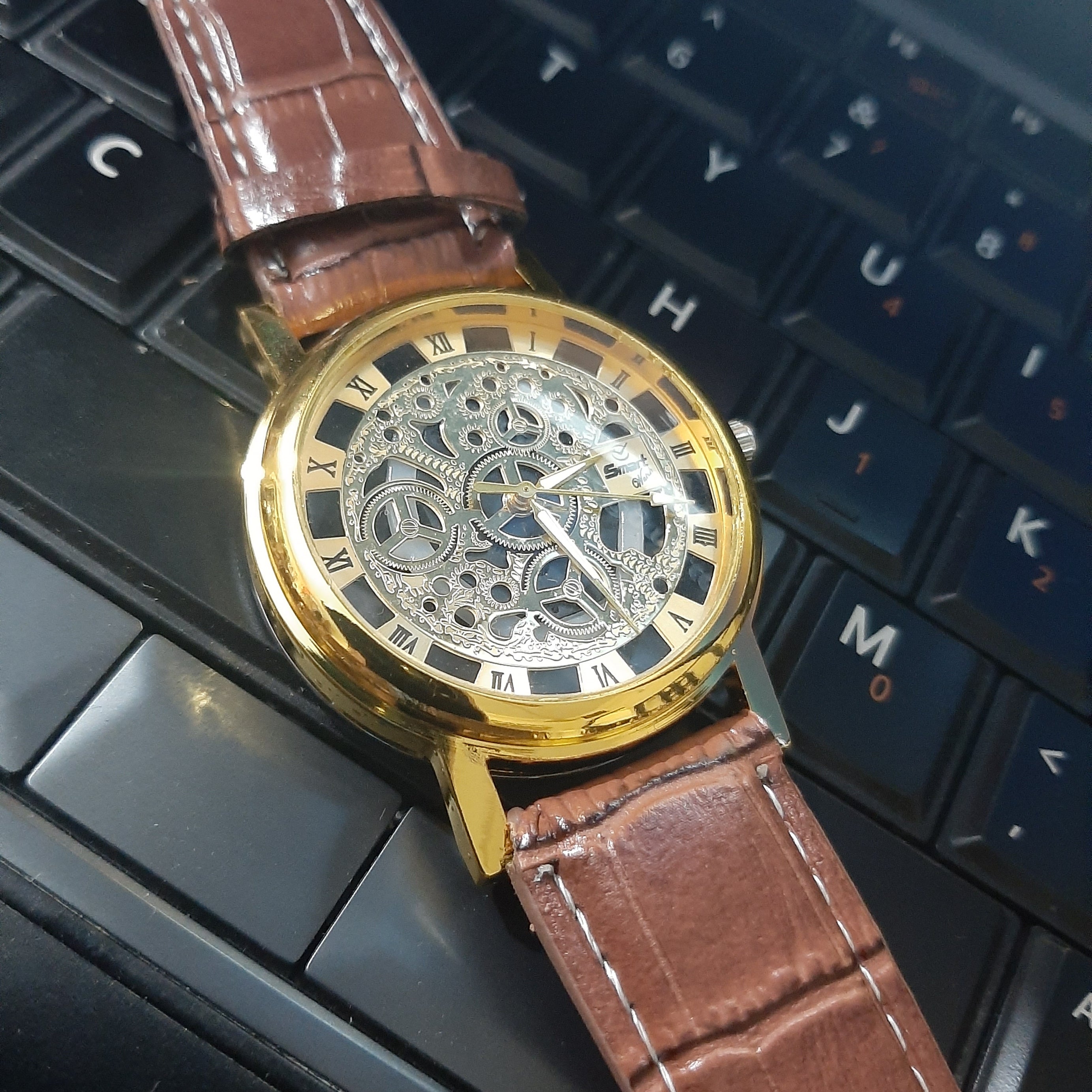 Imported Skeleton Wrist Watch For Men - Grand Sale Offer