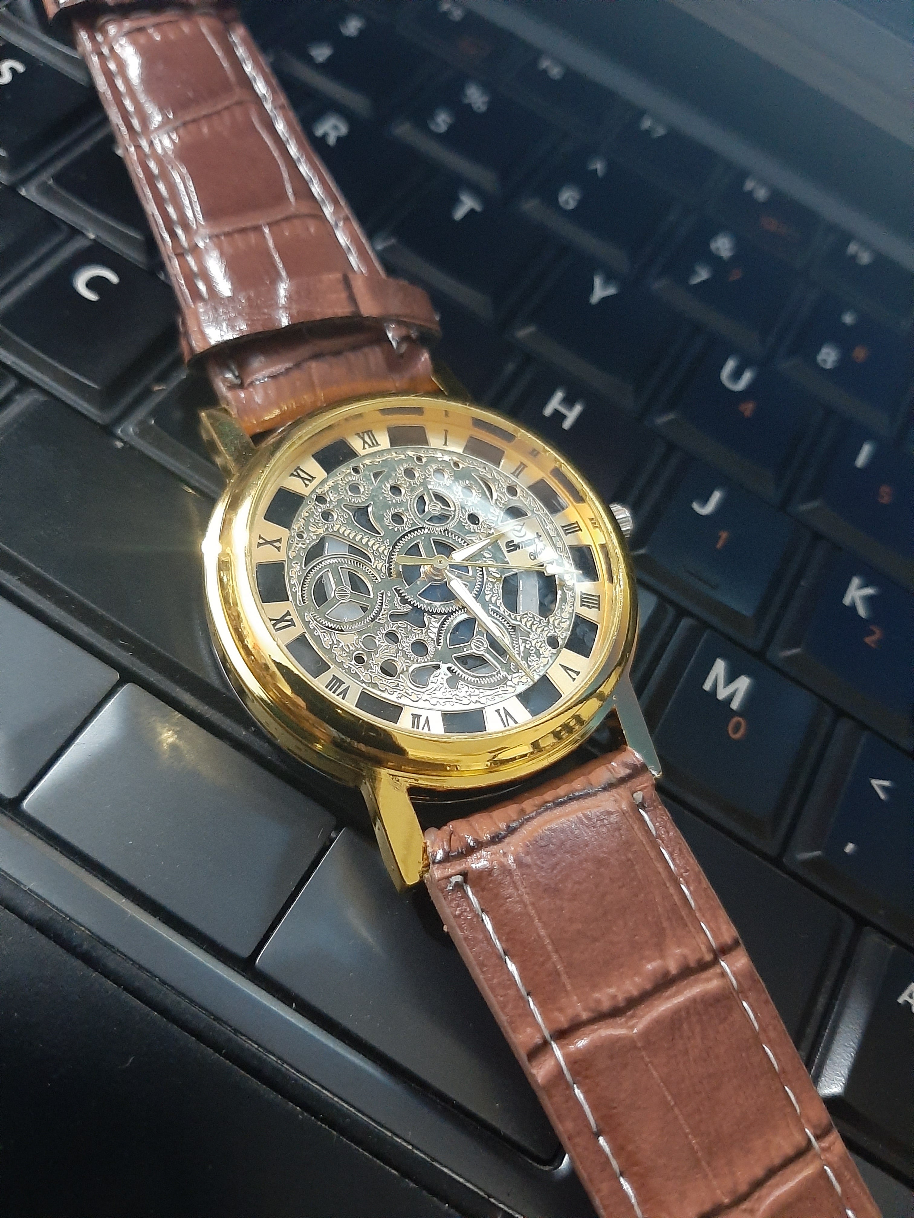 Imported Skeleton Wrist Watch For Men - Grand Sale Offer