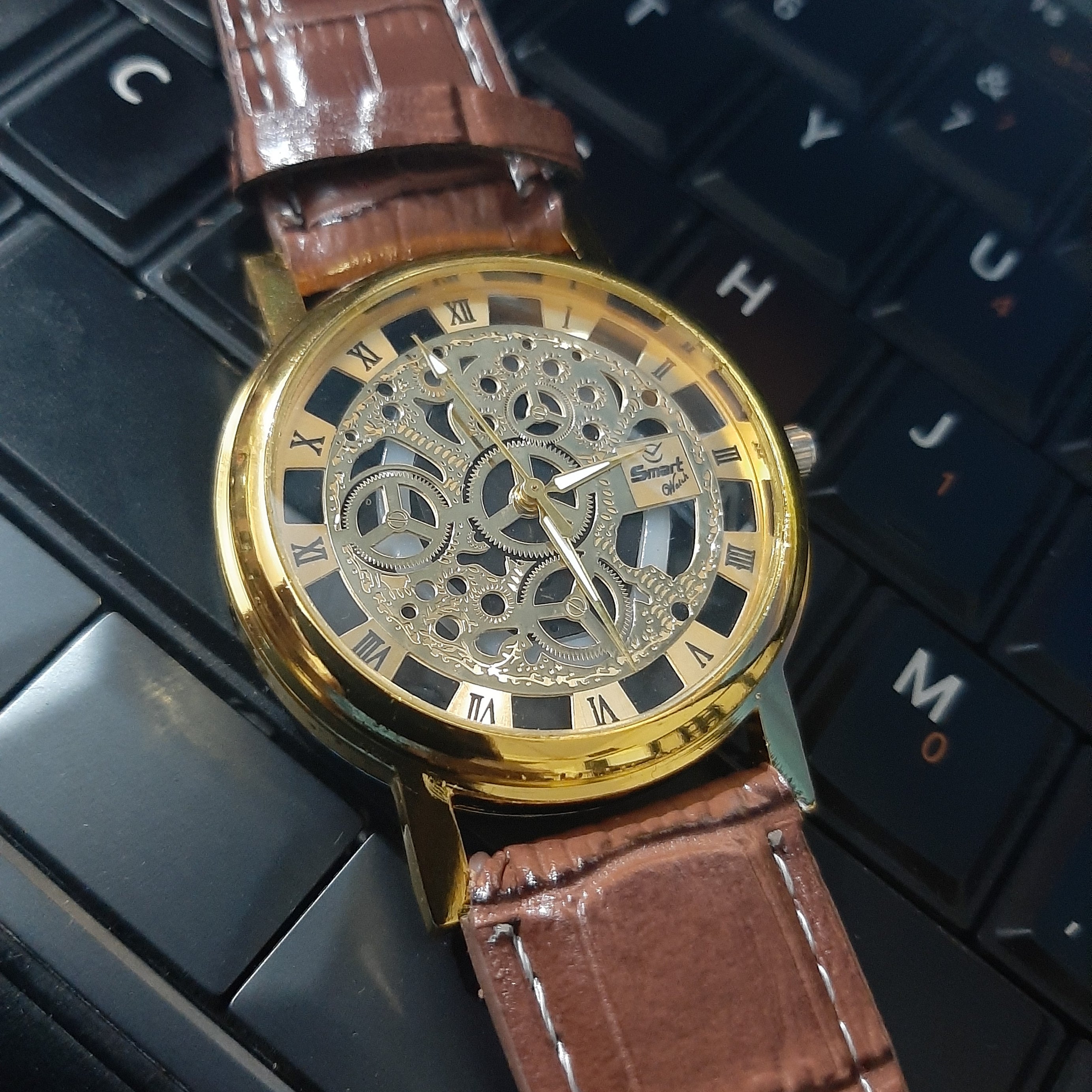 Imported Skeleton Wrist Watch For Men - Grand Sale Offer