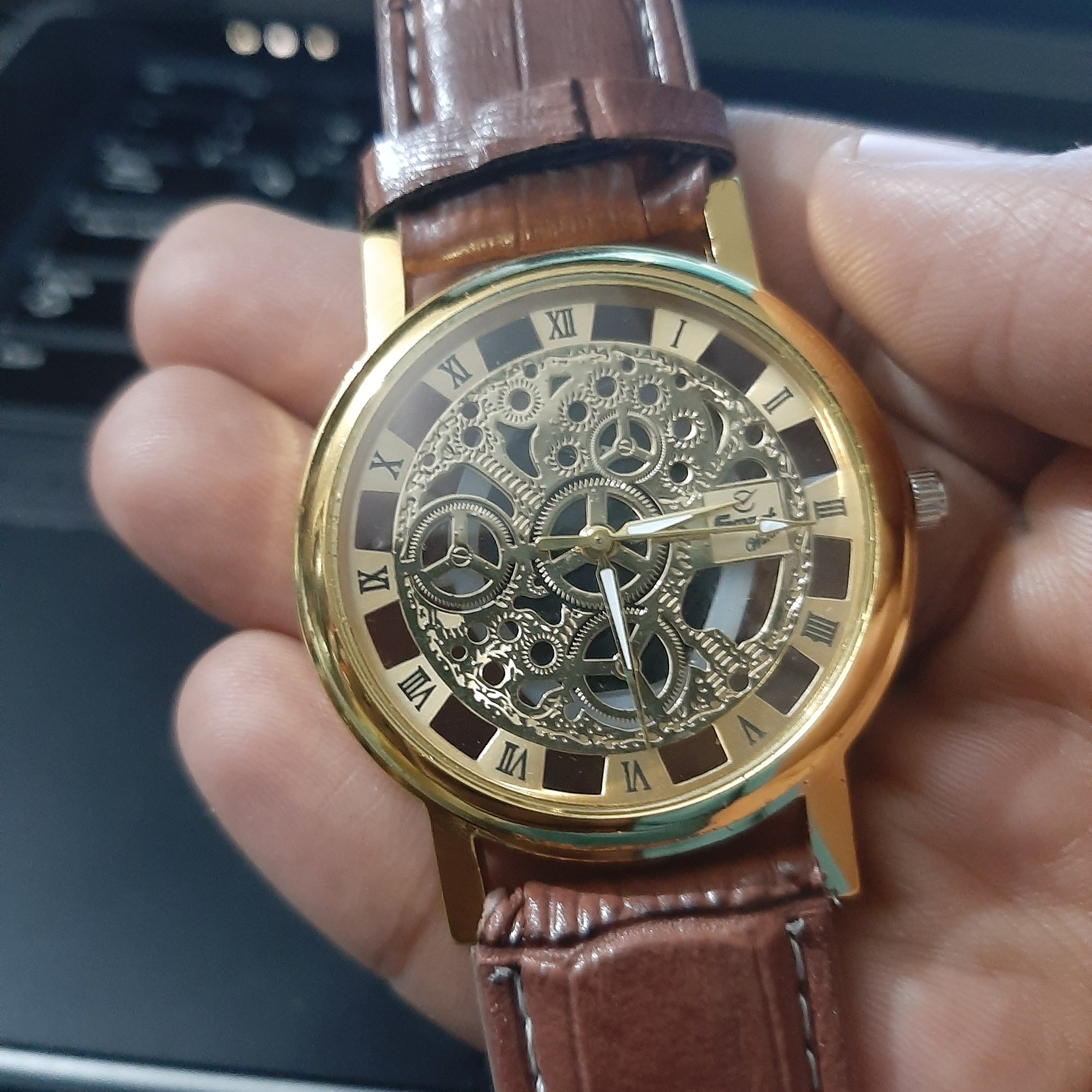 Imported Skeleton Wrist Watch For Men - Grand Sale Offer