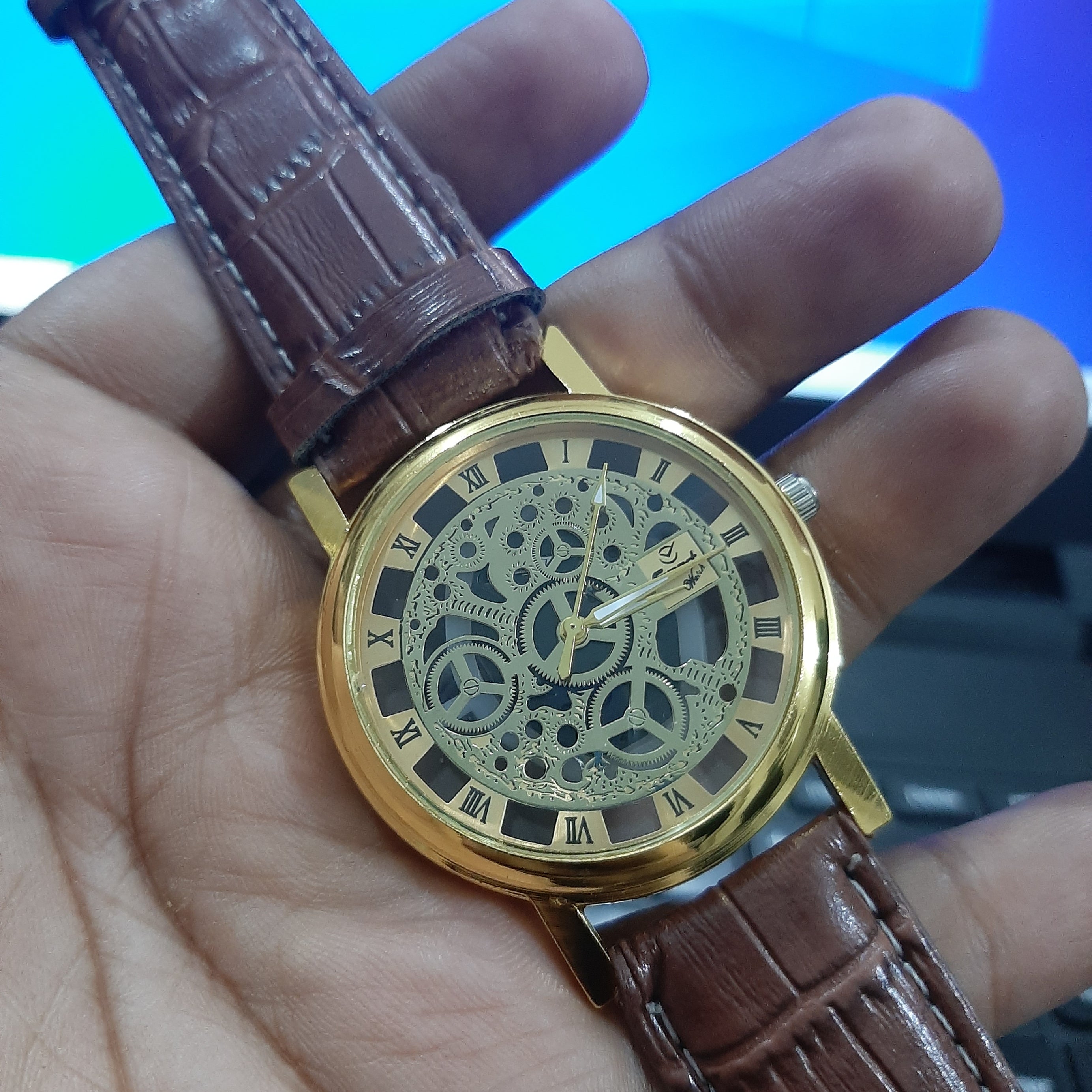 Imported Skeleton Wrist Watch For Men - Grand Sale Offer