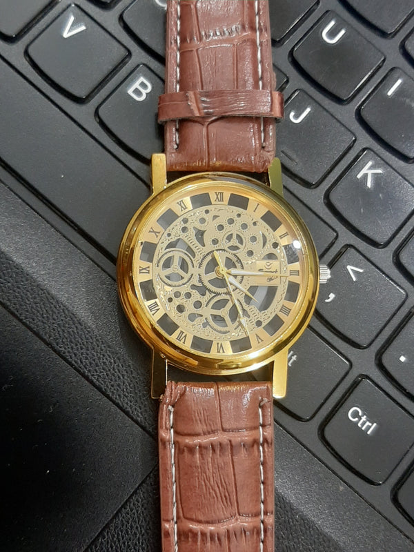 Imported Skeleton Wrist Watch For Men - Grand Sale Offer
