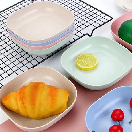 Azaadi Sale Offer 20 Pcs Set of Dish Plates with Free 2 Pcs Holders (20 Plates + 2 Holders)
