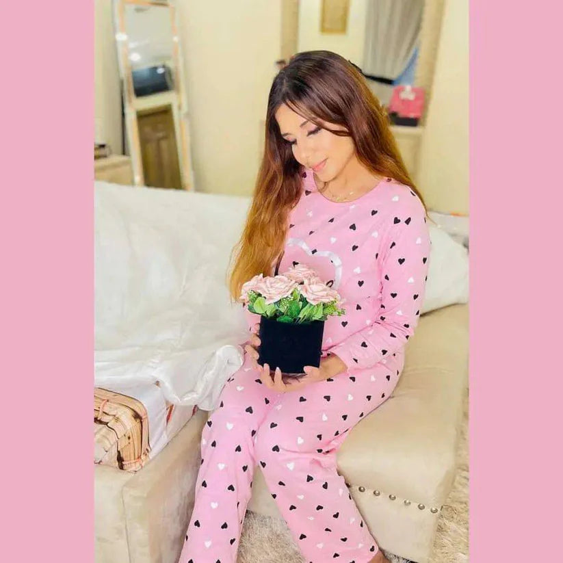 Pink Love Nightwear Set