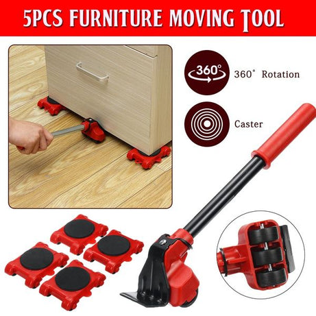 Heavy Duty Imported Furniture Mover Tool Set of 5 Pcs Lifter for Moving Your Heavy Furniture & Appliances Easily Rs 1799