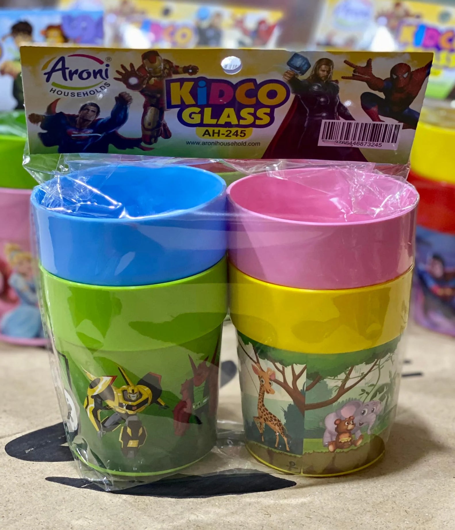Pack Of 4 Kidco Kids Glass in Multi Colors For Kids