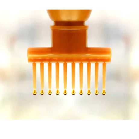 Hair Oil Applicator Bottle with Massage Comb