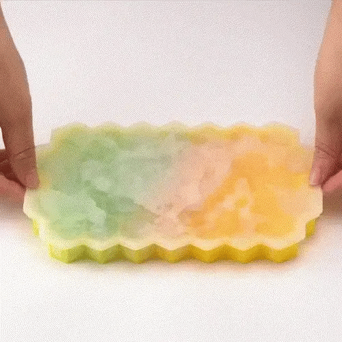 2Pcs Reusable Silicone 37 Cavity Honeycomb Ice Cube Trays Mold BPA Free Ice Maker with Removable Lids