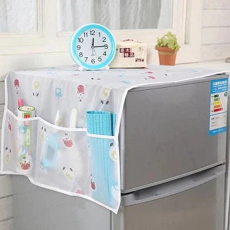 Fridge Cover Organizer with Side Pockets