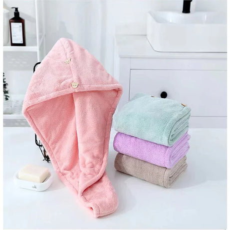Quick-Dry Hair Drying Head Towel Wrap