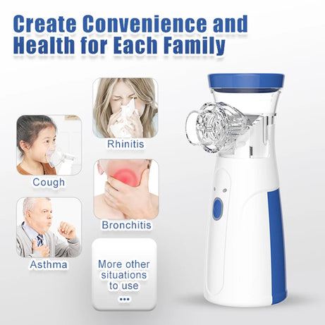 Portable & Rechargeable Nebulizer For Kids and Adults