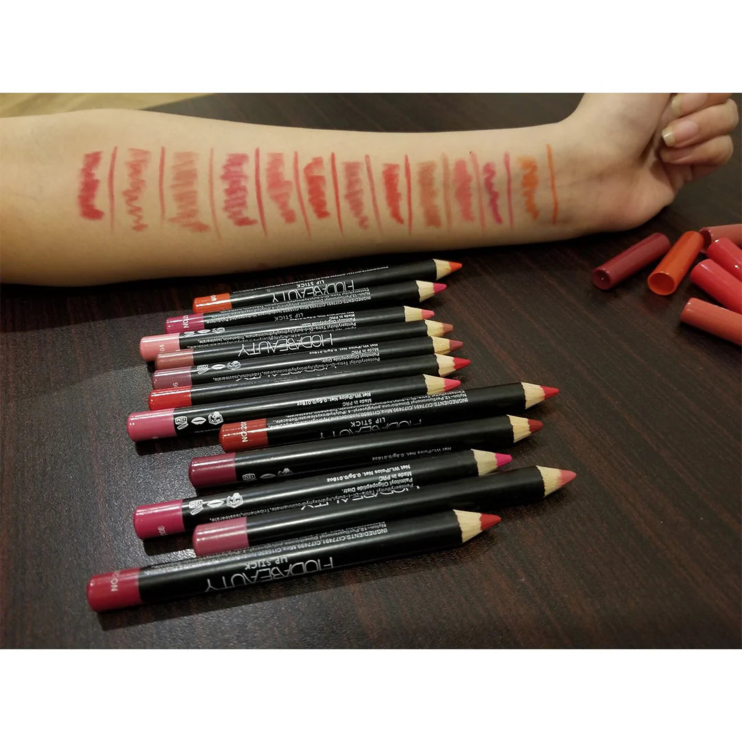 Huda Beauty Eyes & Lipstick Pencil 12-Pcs Set