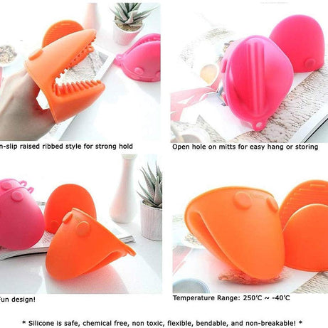 Heat Resistant Silicone Hot Pot Holder Pair