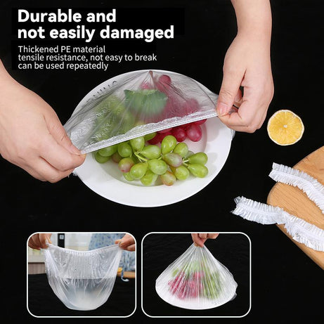 Reusable Disposable Food Cover Plastic Wrap Durable Elastic Food Lids Fruit Vegetable Storage Bag Elastic Bag Kitchen Fresh Rs 699
