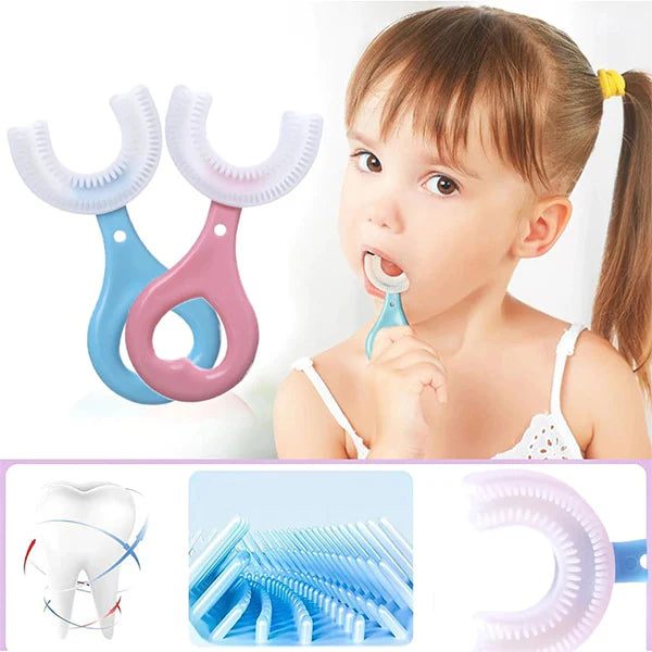Baby Combo Pack Food Grade Quality Fruit Pacifier, Feeder Spoon, U Shape Toothbrush For Kids