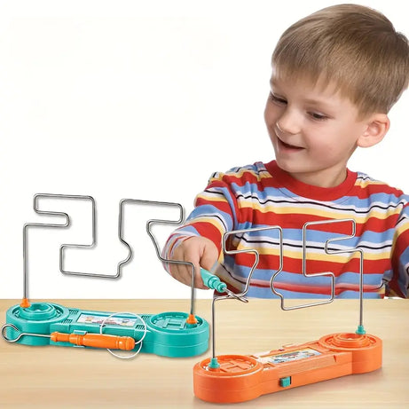Electric Concentration Toy Wire Touch Maze Roller Puzzle Bump Game Set For Montessori Toy Children Kids